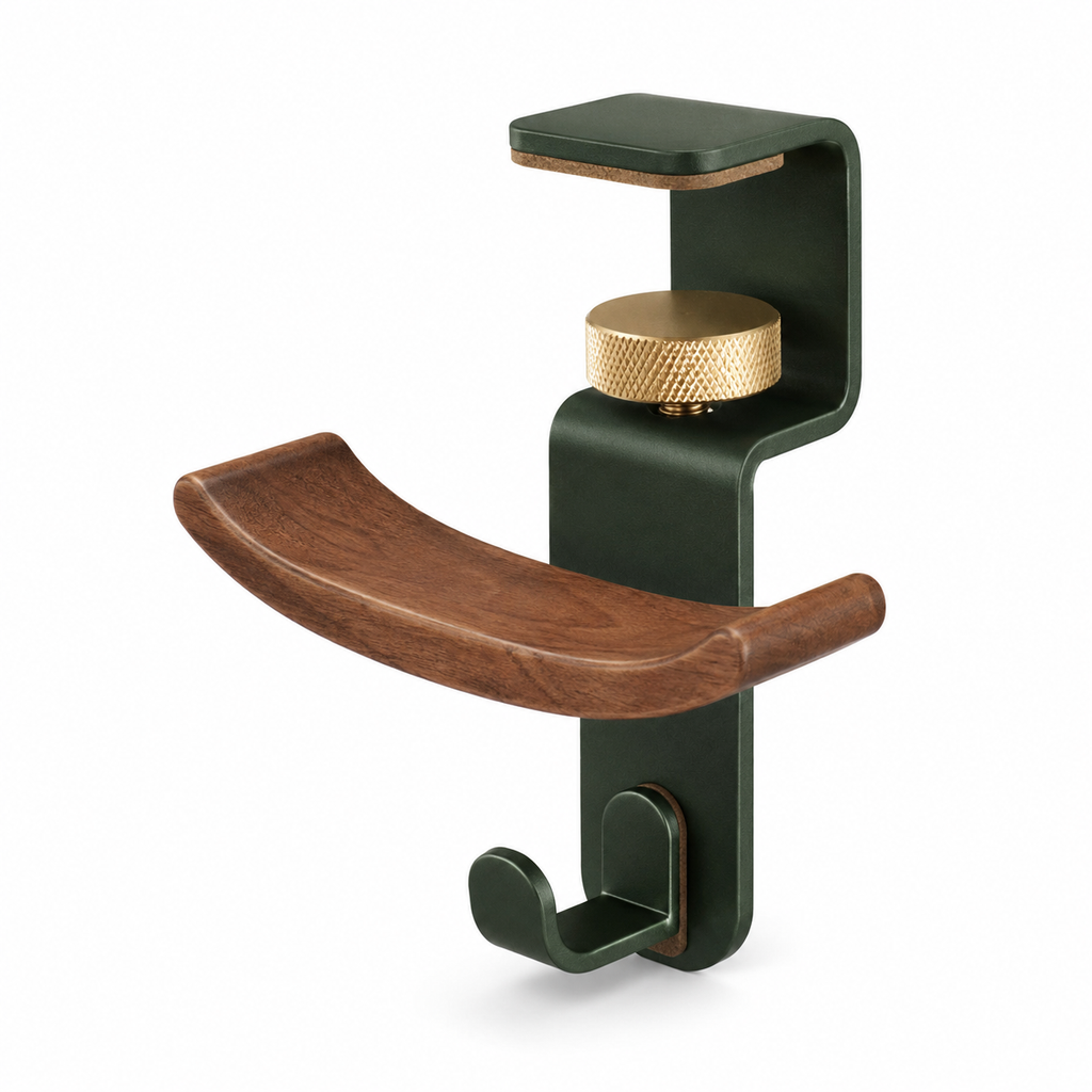ArcHook Under-Desk Headphone Hanger
