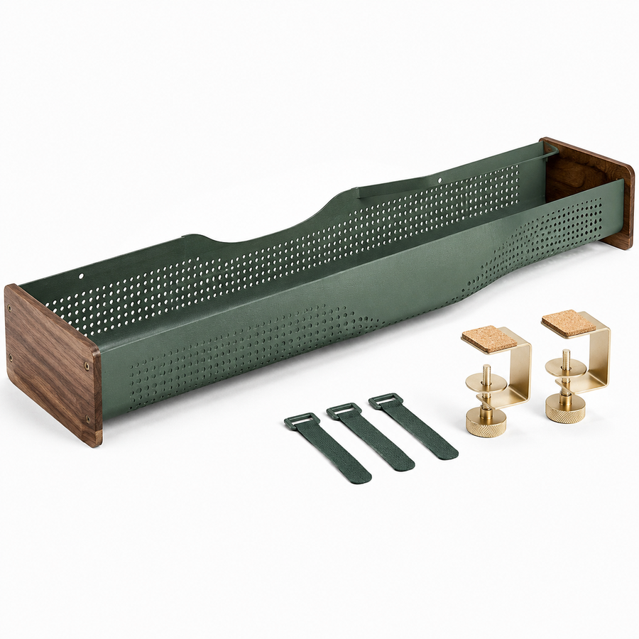 VeilTray Tool-Free Under-Desk Cable Channel