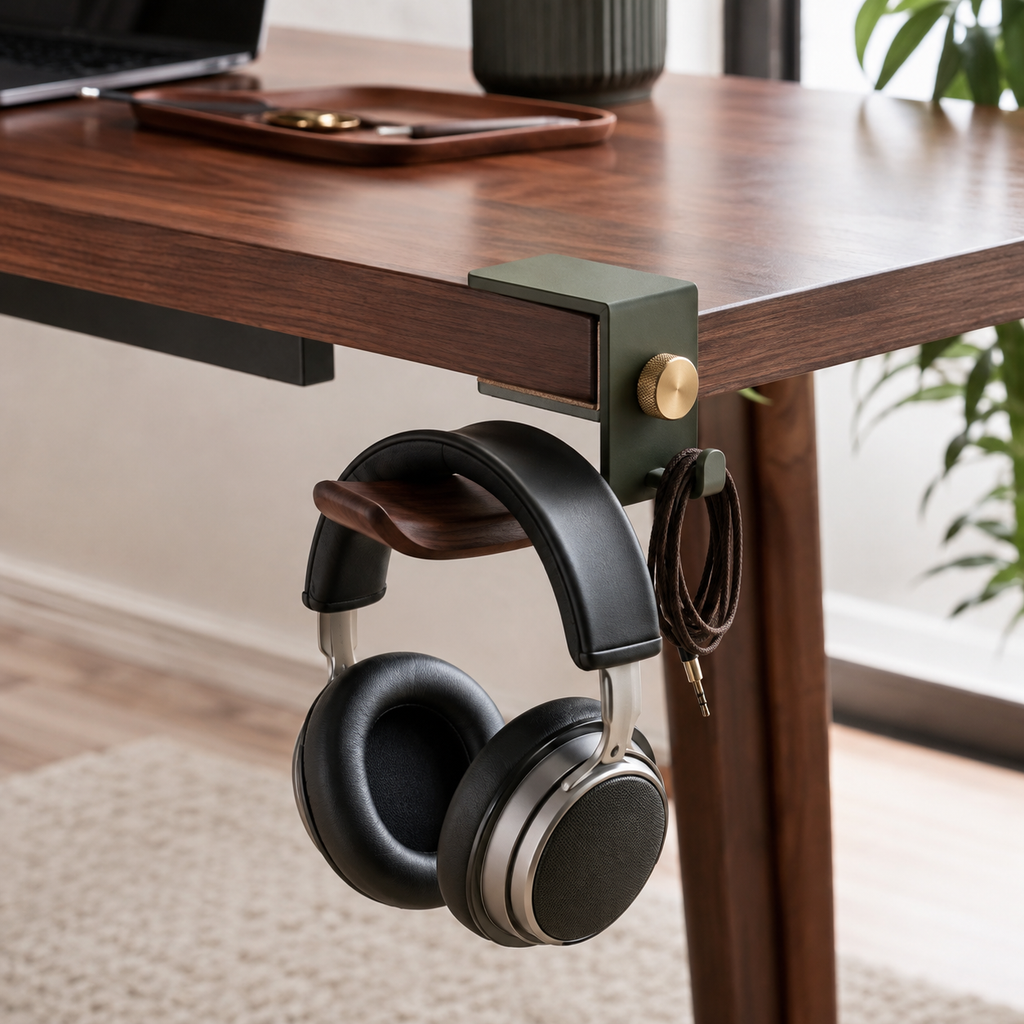 ArcHook Under-Desk Headphone Hanger
