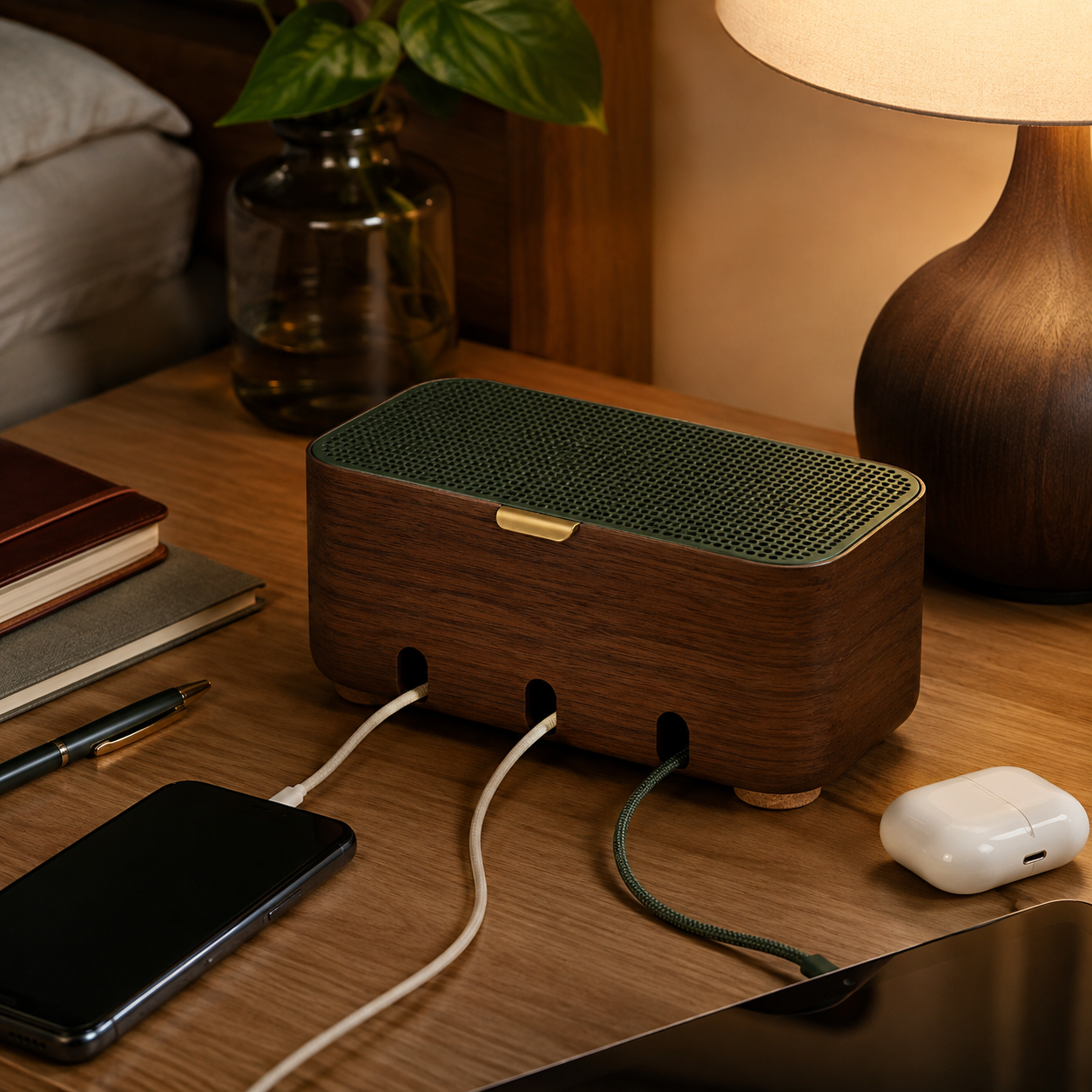 PortPocket Charger & Cable Organizer Box