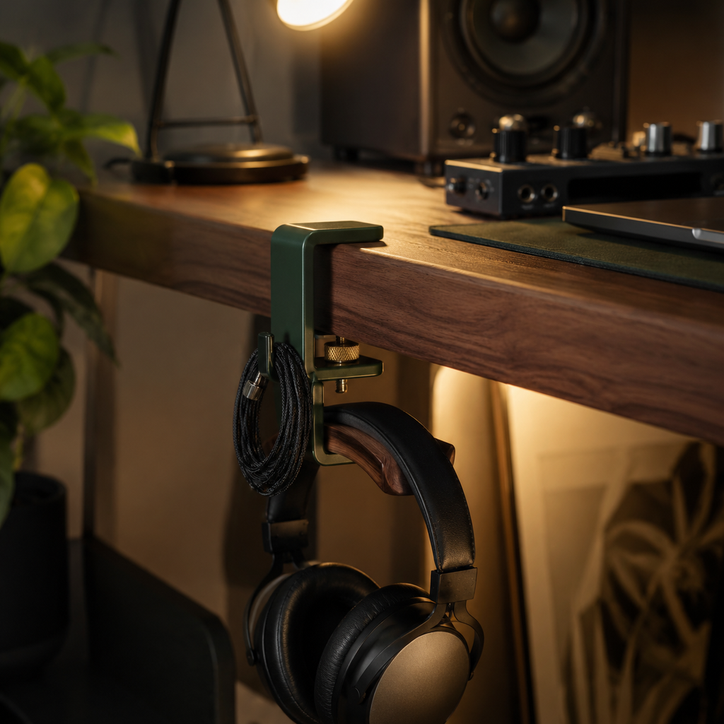 ArcHook Under-Desk Headphone Hanger