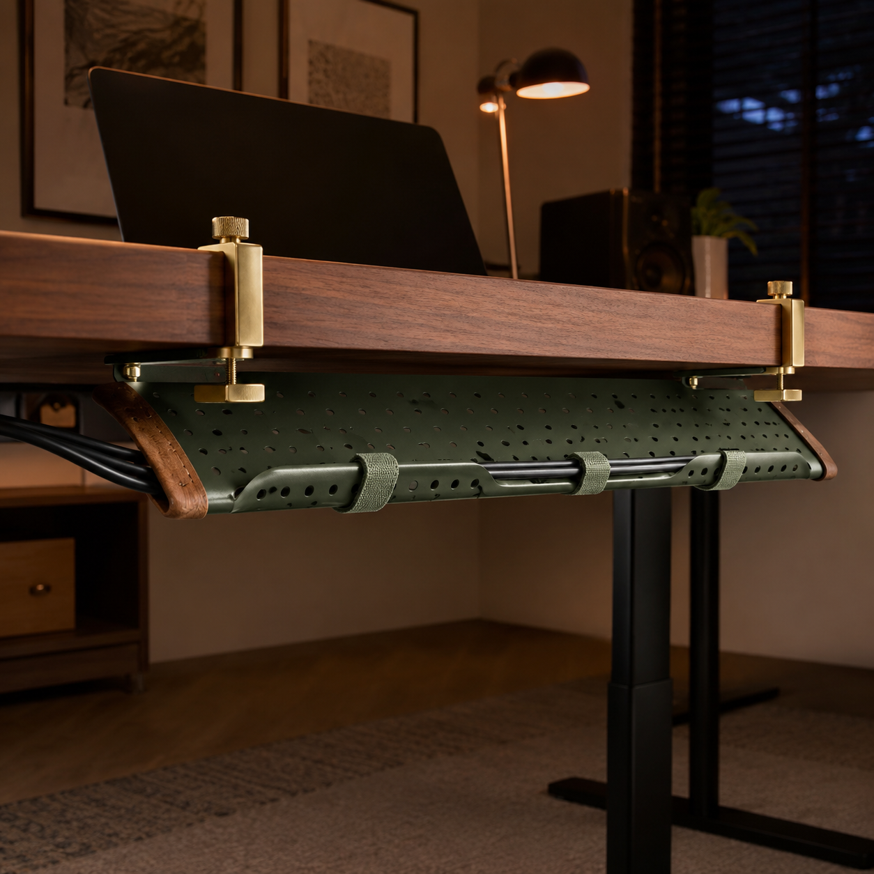 VeilTray Tool-Free Under-Desk Cable Channel