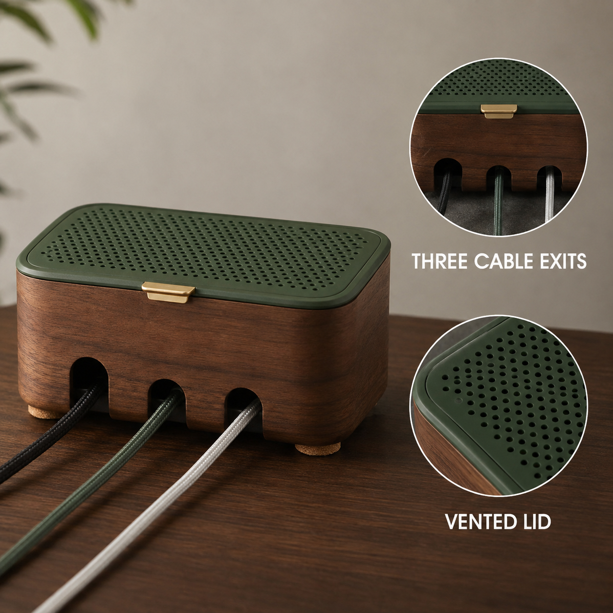PortPocket Charger & Cable Organizer Box