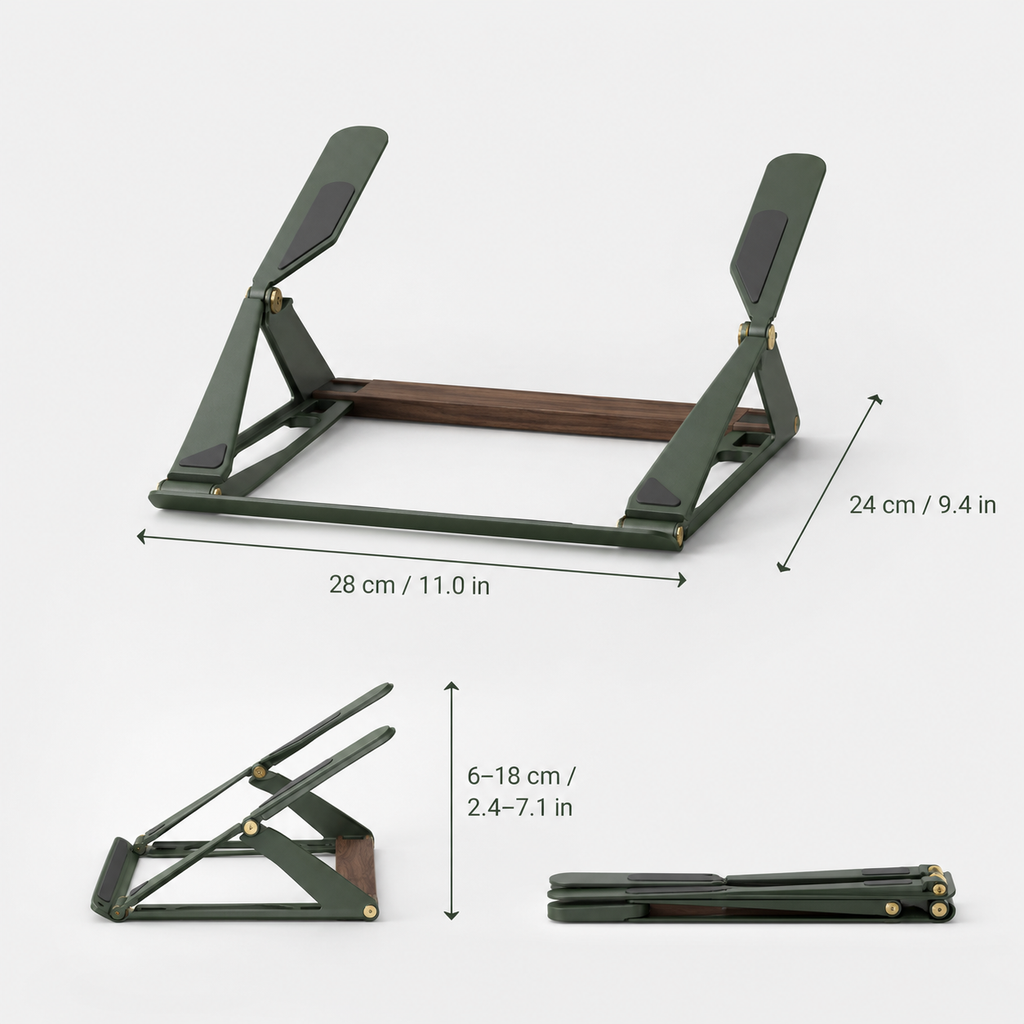 FoldNest Adjustable Laptop Stand